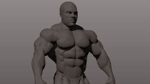 Jay Cutler bodybuilder 3D model 3D printable