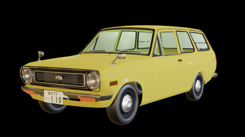 datsun 1200 van   vb110 2door solid body