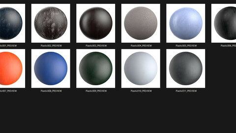 Plastic PBR Texture PNG And JPG 2K Size Full Package