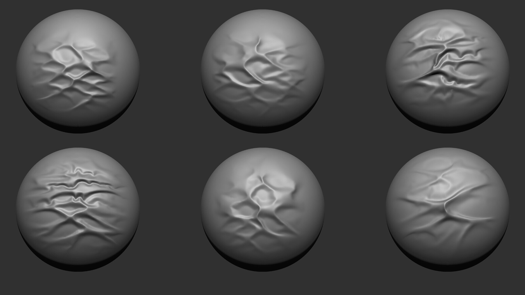 ArtStation - 50 Fabric Brushes - Tension & Compression Folds Vol.02 ...