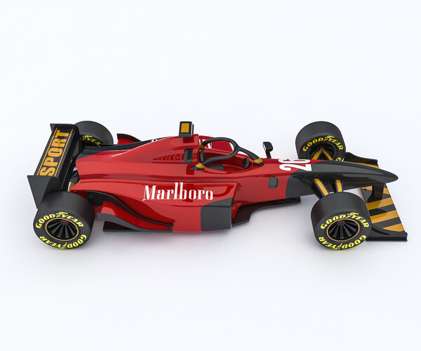 ArtStation - Formula 1 Red Car 2021 F1 race car 3D mode