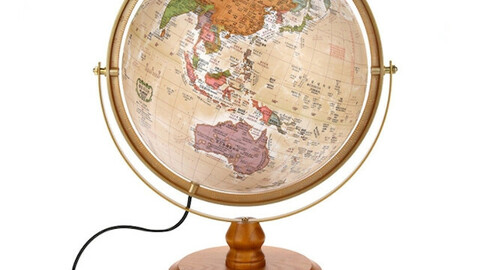 LED Light Brown Globe 320-GPL2