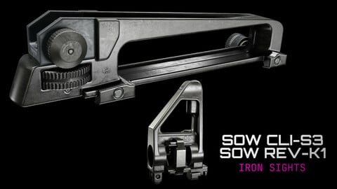 SOW CLI-S3 & SOW REV-K1 Iron Sights