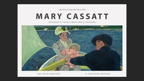 Mary Cassatt's Procreate Brushes & Color Swatches