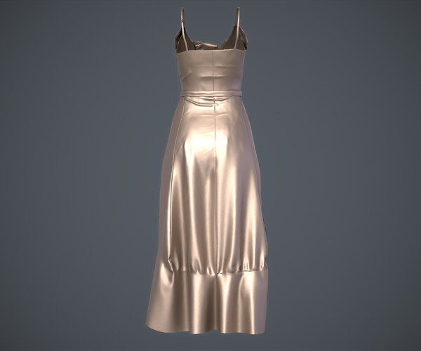 ArtStation Party Dress for games Game Assets