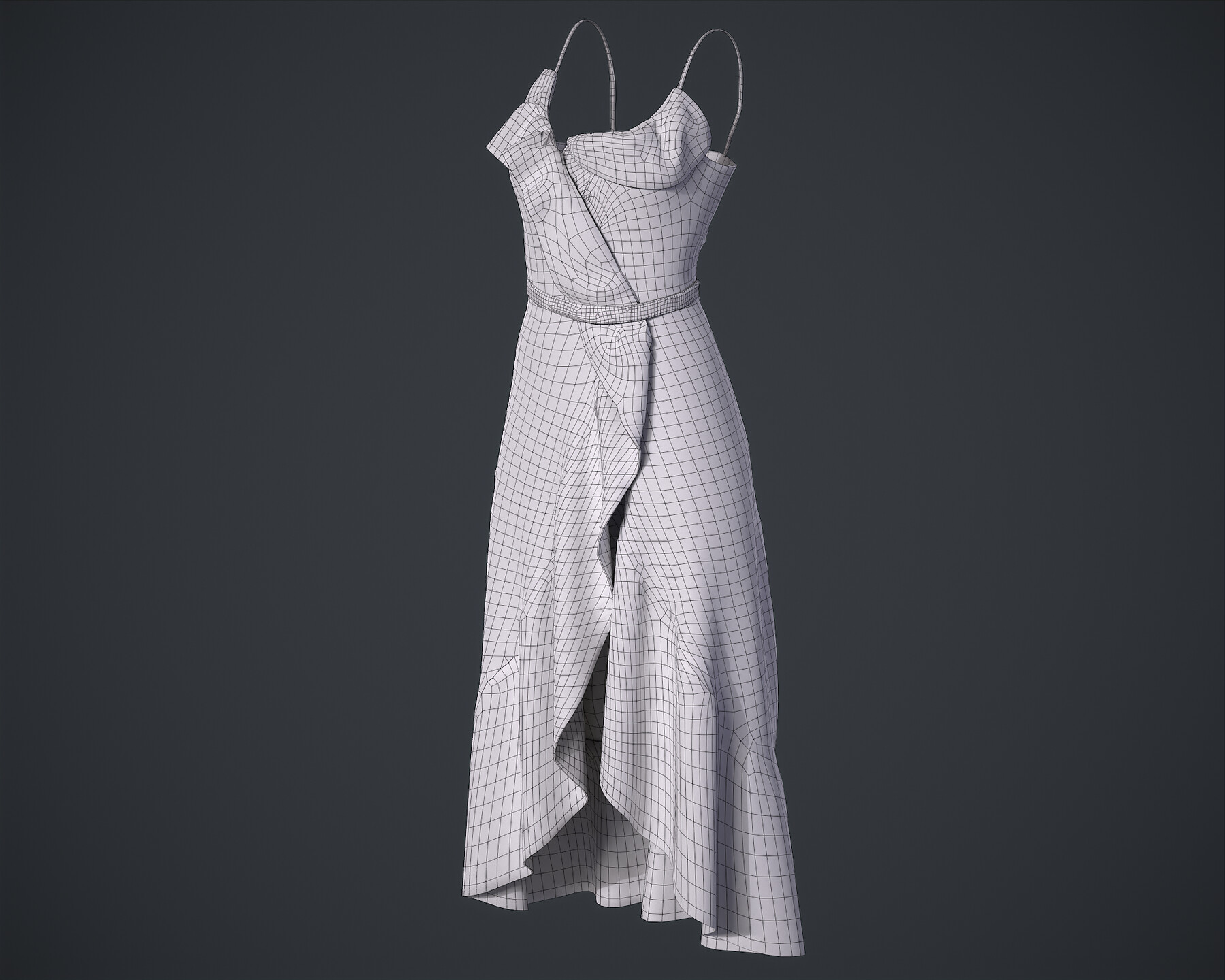 ArtStation Party Dress for games Game Assets