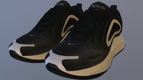 NIKE AIRMAX 720 SHOES low-poly PBR
