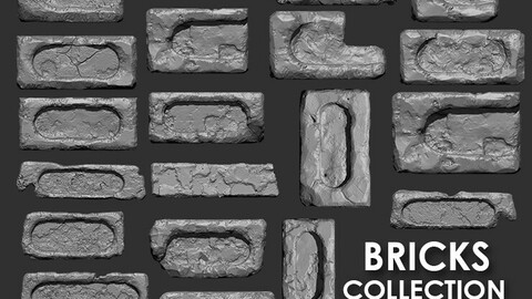 Bricks Collection IMM Brushes 21 in one