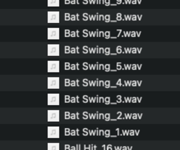 ArtStation Baseball Sound Effects Game Assets