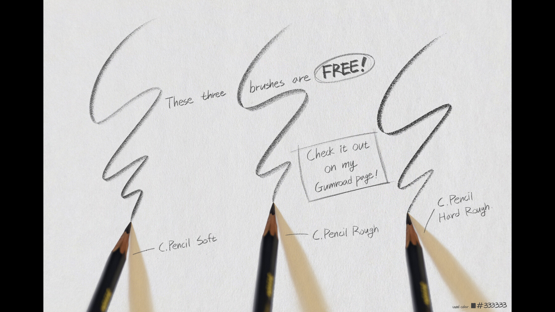 free pencils for procreate