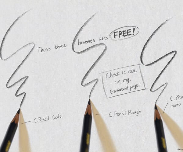 ArtStation - FREE Procreate Sketch Brush | Brushes