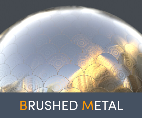 ArtStation - Brushed Metal | Game Assets