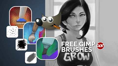 Free Gimp Brushes for Gimp 2.10.30
