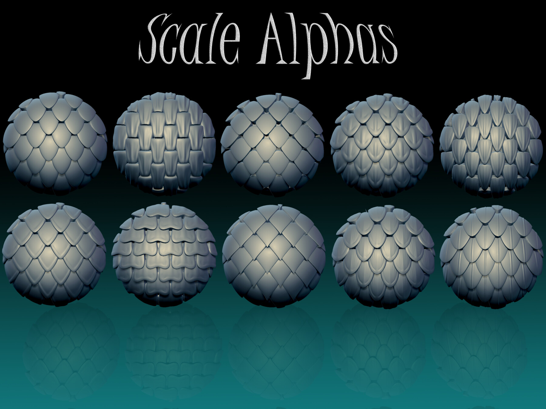 drawing dragon scales zbrush