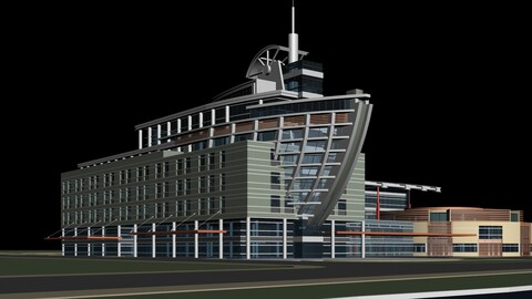 City office building avant-garde hotel  044