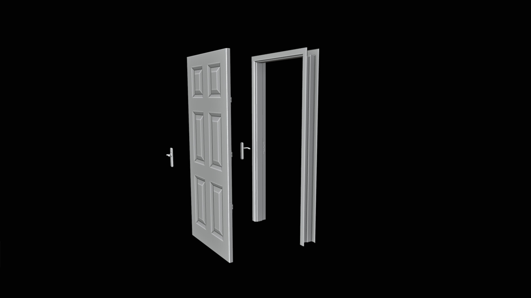 ArtStation - Wooden Door E5 | Game Assets