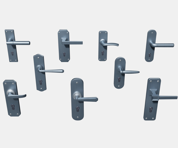 ArtStation Door Handles V1 Game Assets