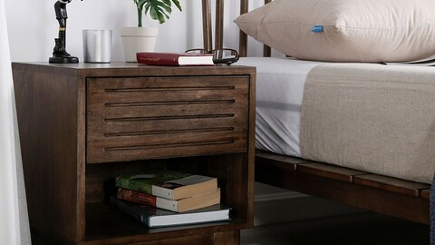 J-Soo Bed Wood Side Table