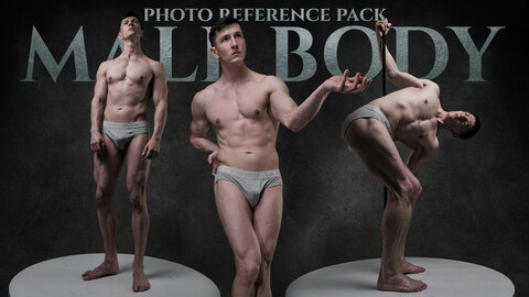 A Male Body-Photo Reference Pack-1022 JPEGs noAI