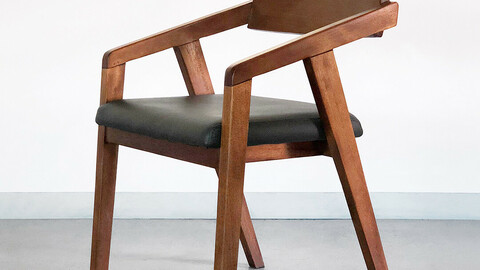 Mahogany Maho Interior Wood Dining Chair