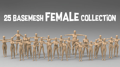 25 Basemesh female collection