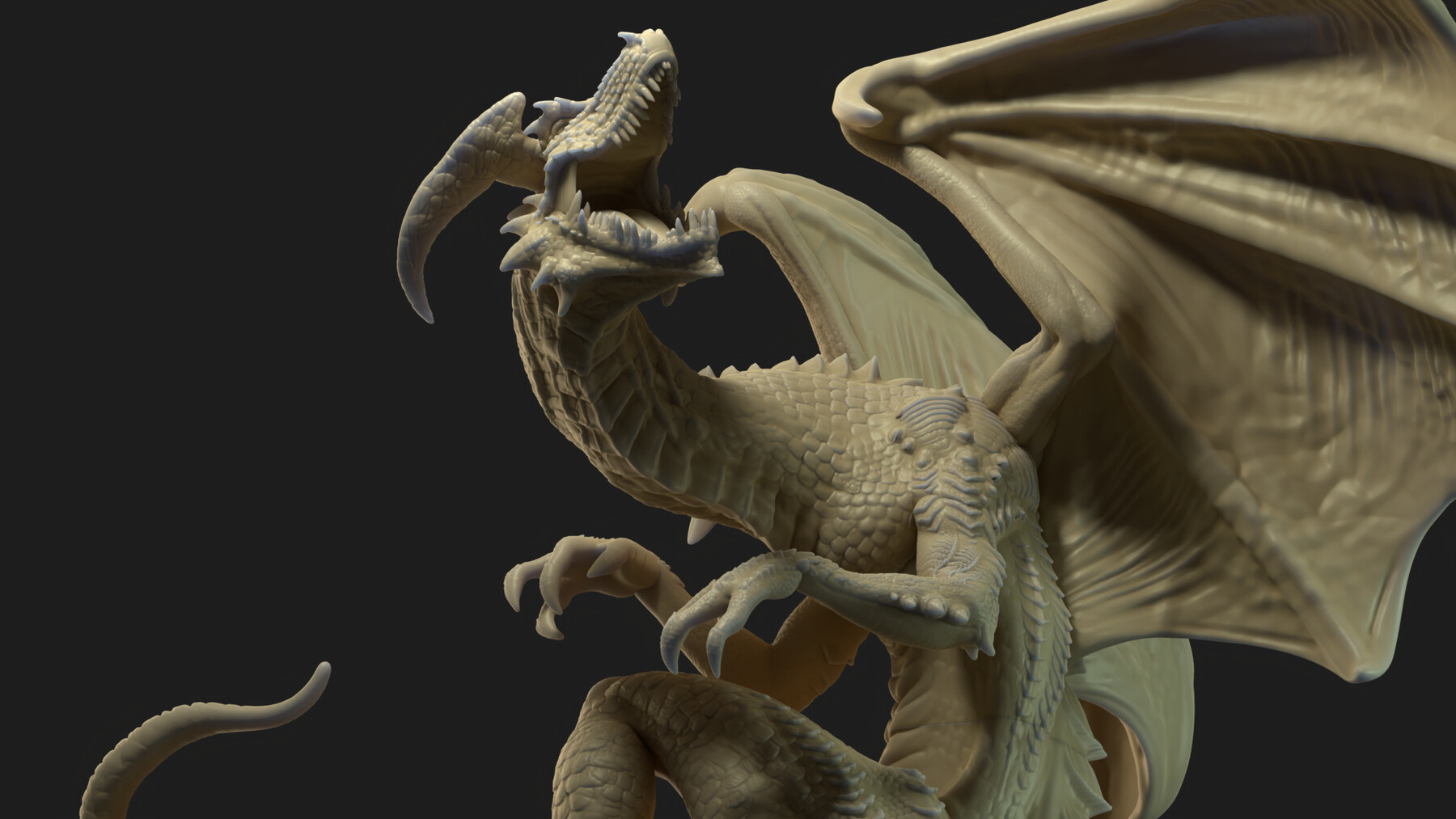 3D Printable Glaurung the Deceiver by 3DprintingRealms