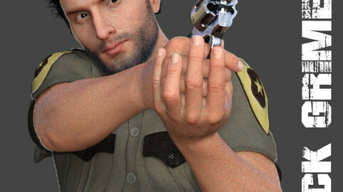 Rick Grimes For Genesis 8 Male