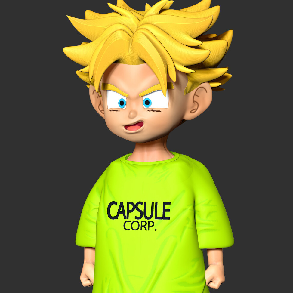 ArtStation Kid Trunks Dragon Ball Resources