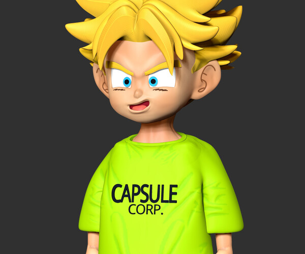 ArtStation Kid Trunks Dragon Ball Resources