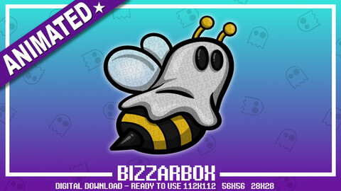 Animated Twitch Emote: Boo Bee