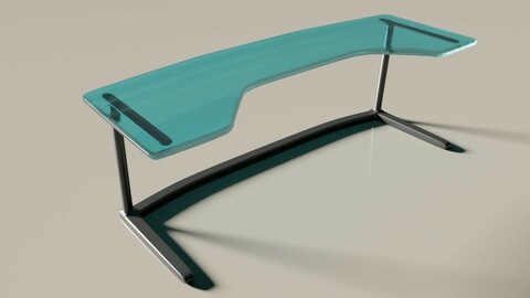 Glass Computer Desk