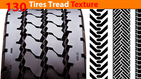 130 Tires Tread Texture