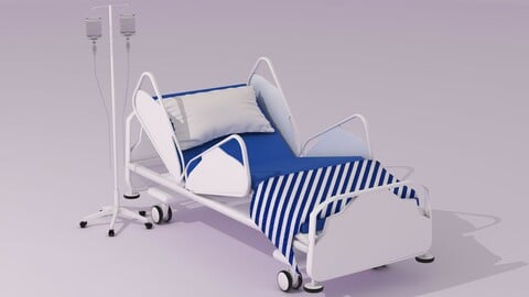 Hospital Bed 2 - 4K