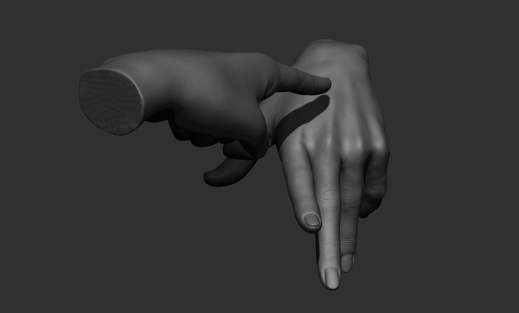 Artstation 17 Female Hand Poses 3d Model Ztlobjstlfbx Resources