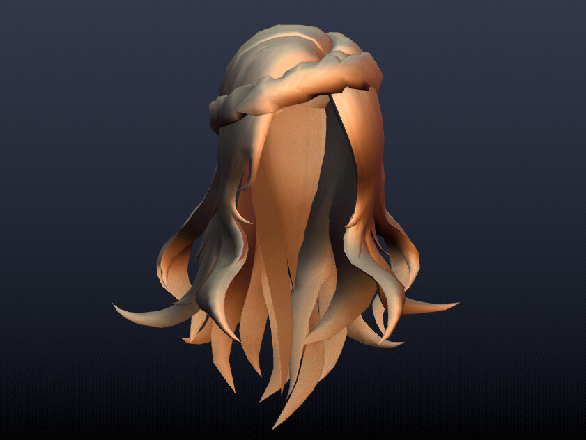 ArtStation - Female hair