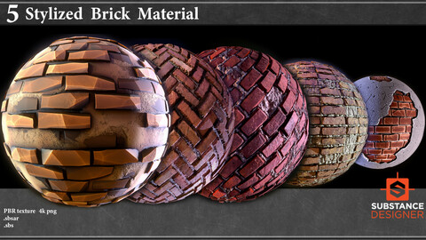 5 Stylized Brick Material