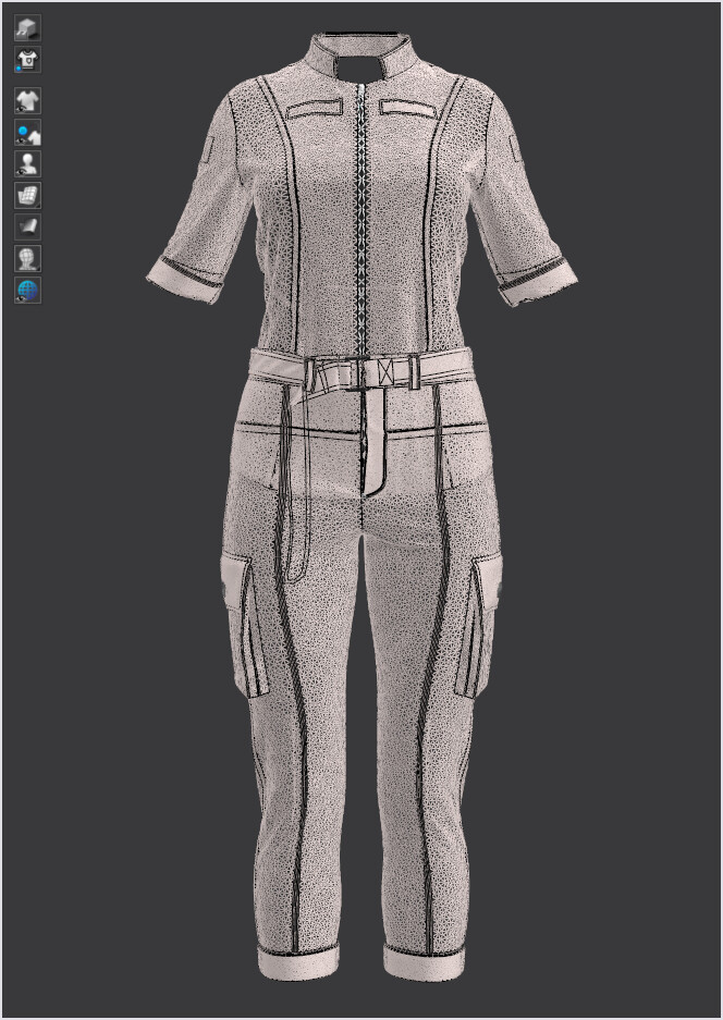 ArtStation - Superjet Airways Uniform - 87 Marvelous Designer and Clo3D ...