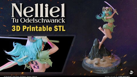 Nelliel Classic - Bleach - 3D Printable STL