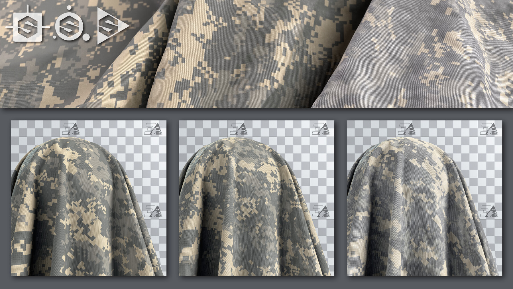 Camo Stencils Set Camouflage Kit ACU
