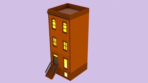 Modular Building (Low Poly)