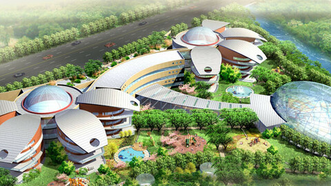 City planning office building fashion design - 626