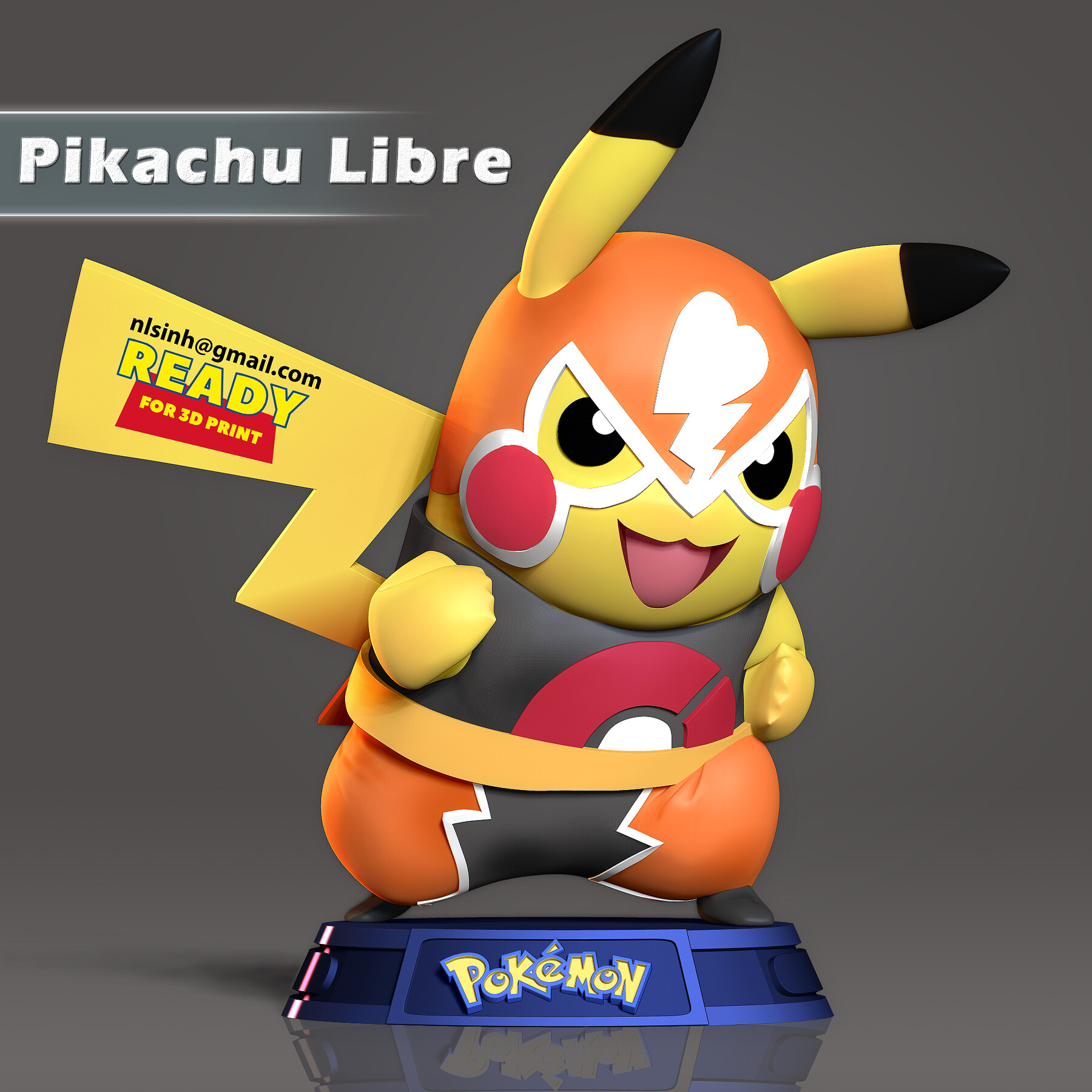 ArtStation - Pikachu Libre