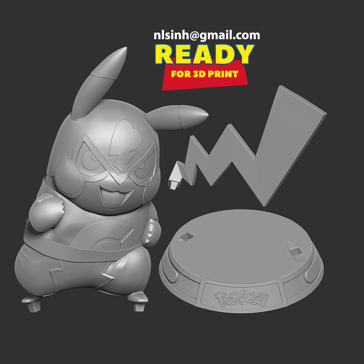 ArtStation - Pikachu Libre | Resources