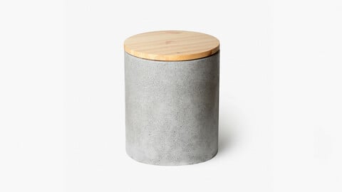 Wood Circle Stool