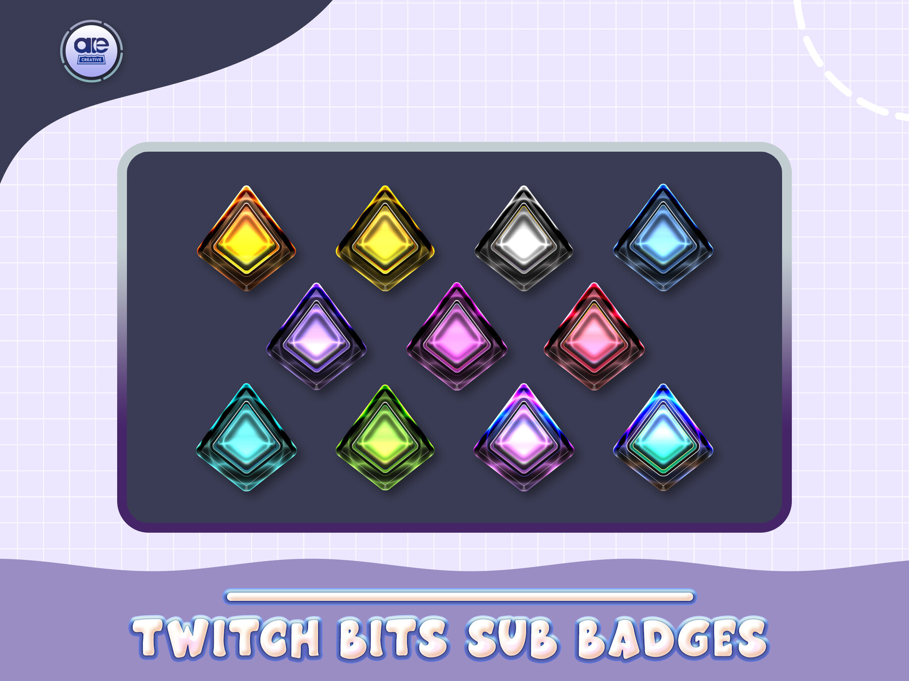 Create awesome custom twitch sub badges bit badge twitch emotes by
