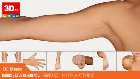 Hands & Legs Reference | Females | Leanne Lace, Lilly Bella, Katy Rose