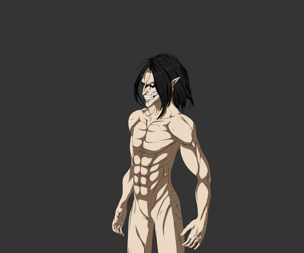 ArtStation - Attack Titan Stylized 3D Render (Game Model)