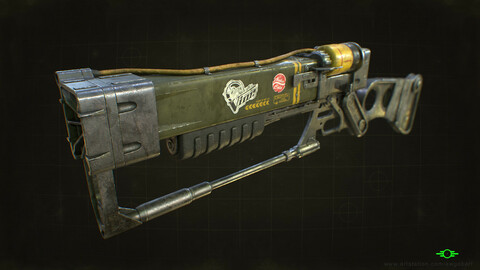 Fallout 4 Fanart - AER9 Laser Rifle