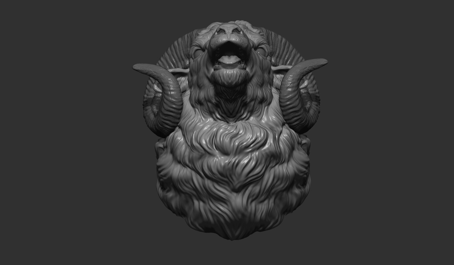 ArtStation - Bleating ram head | Resources