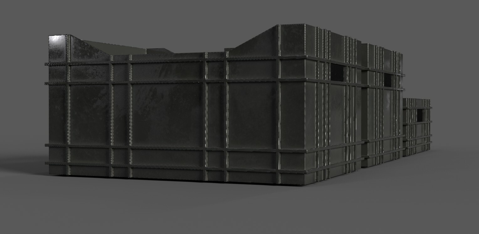 ArtStation - Lowpoly Plastic Box | Game Assets